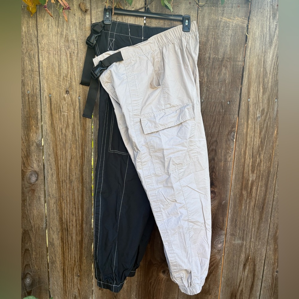 Forever 21 Tan Cargo Pants with Utility Design